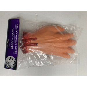 Severed Bloody Hand Zombie Plastic Halloween Fun Party